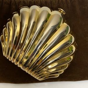 Vintage Metal Shell Evening Bag
